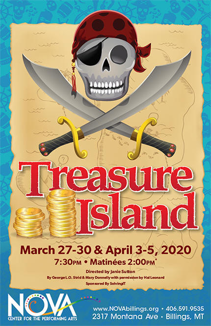 Treasure Island Poster by Melanie Fabrizius